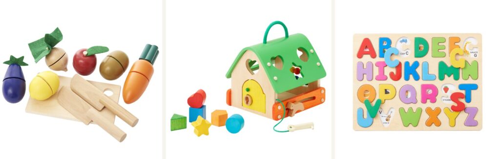 ◆「おもちゃのサブスク」でレンタルできるおもちゃの例